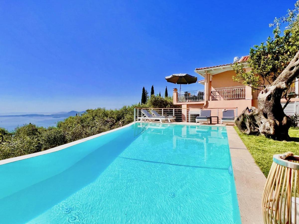 Villa Evmaria With Private Swimming Pool Spartylas Bagian luar foto