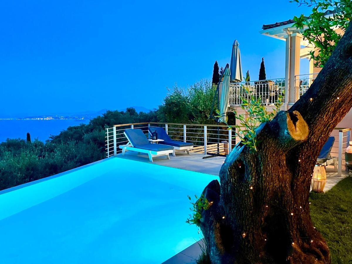 Villa Evmaria With Private Swimming Pool Spartylas Bagian luar foto