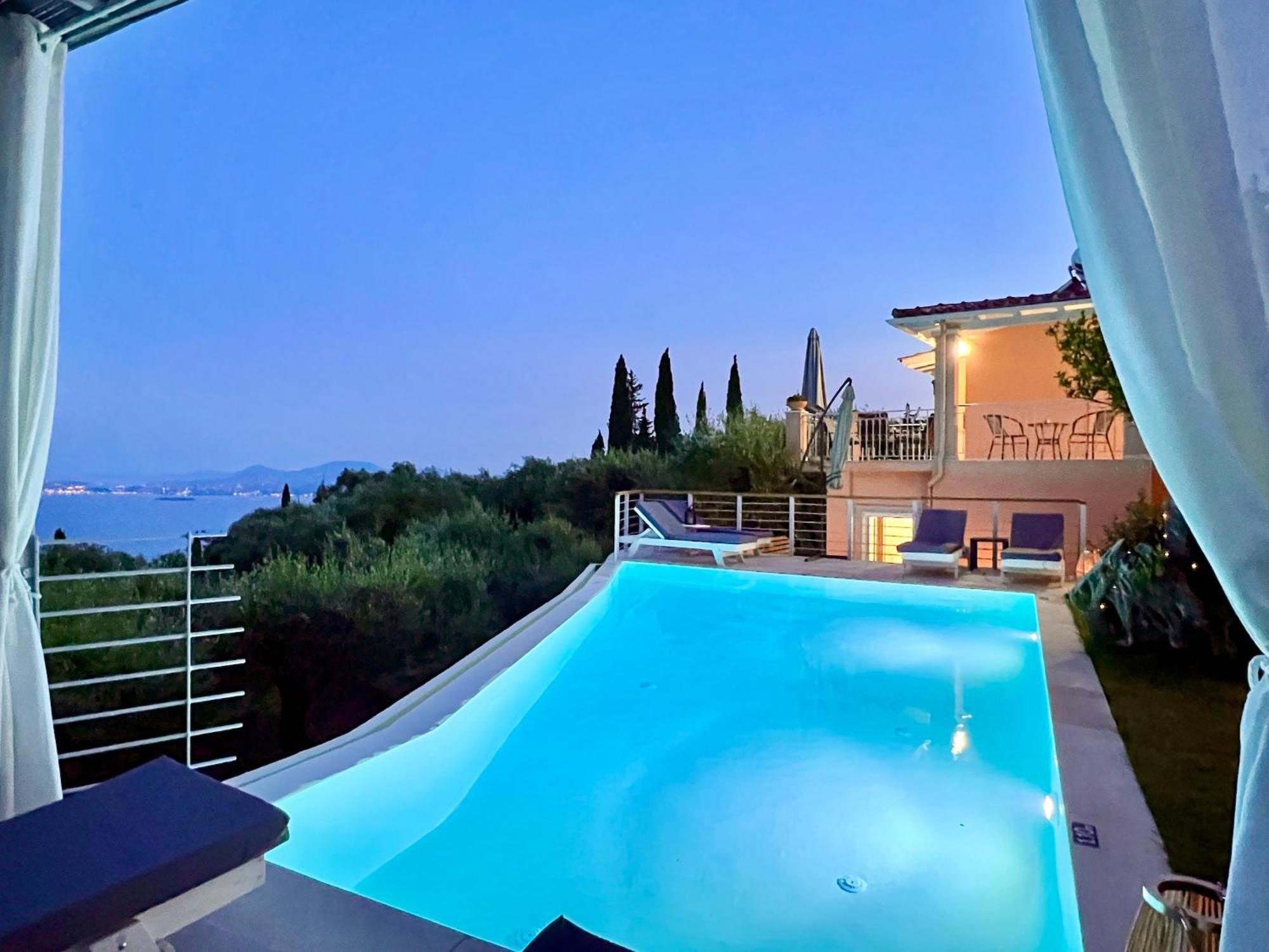 Villa Evmaria With Private Swimming Pool Spartylas Bagian luar foto