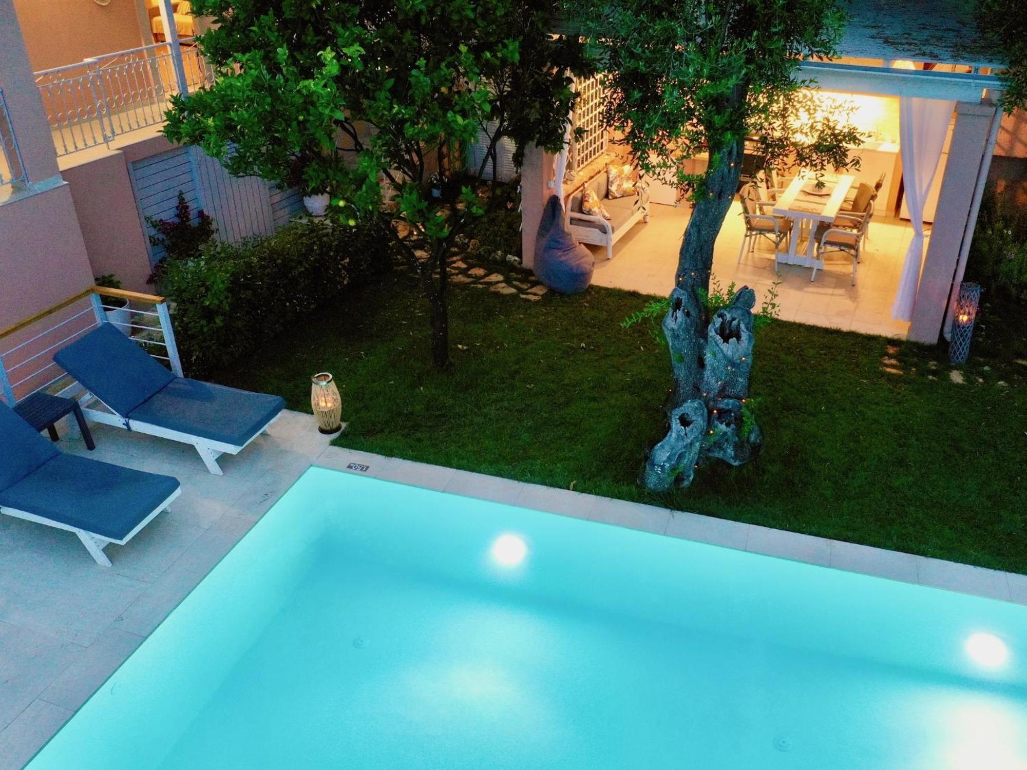 Villa Evmaria With Private Swimming Pool Spartylas Bagian luar foto